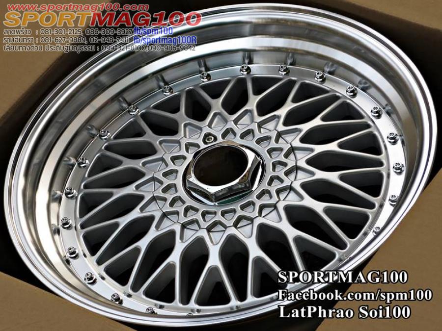 ล้อแม็กใหม่ BBS RS 4รู100 / 5รู100 ซิลเวอร์ ET30 8.5-17นิ้ว ล้อแม็ก ล้อแม็กใหม่ BBS RS 4รู100 / 5รู100 ซิลเวอร์ ET30 8.5-17นิ้ว