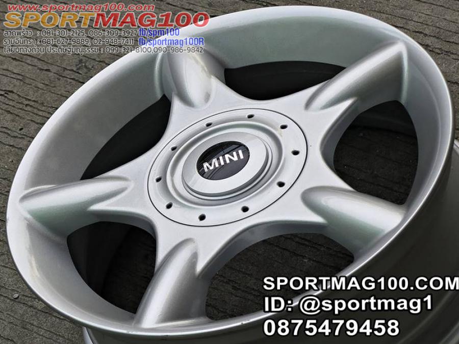 ล้อแม็กมือสอง MINI Cooper 4รู100 ซิลเวอร์ 6.5-16นิ้ว(ลาดพร้าว) ล้อแม็ก ล้อแม็กมือสอง MINI Cooper 4รู100 ซิลเวอร์ 6.5-16นิ้ว(ลาดพร้าว)