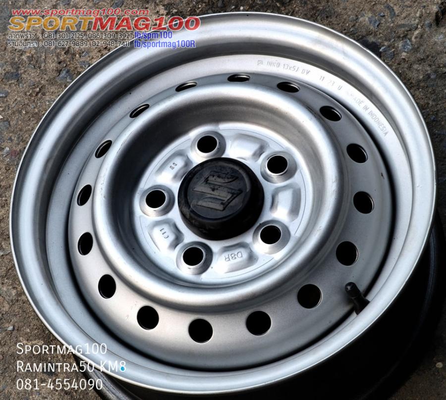 กระทะล้อ Suzuki Carry ขอบ13นิ้ว 5รู114.3 สีเงิน(รามอินทรา) กระทะล้อ Suzuki Carry ขอบ13นิ้ว 5รู114.3 สีเงิน(รามอินทรา)