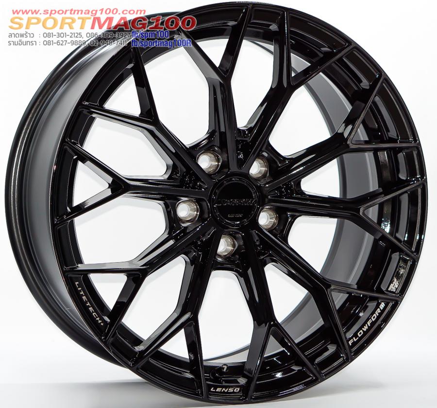 ล้อแม็กใหม่ FlowForming Lenso VENOM VNA LITETECH+ 5รู114 ET35 ดำแวว 8.5-18นิ้ว