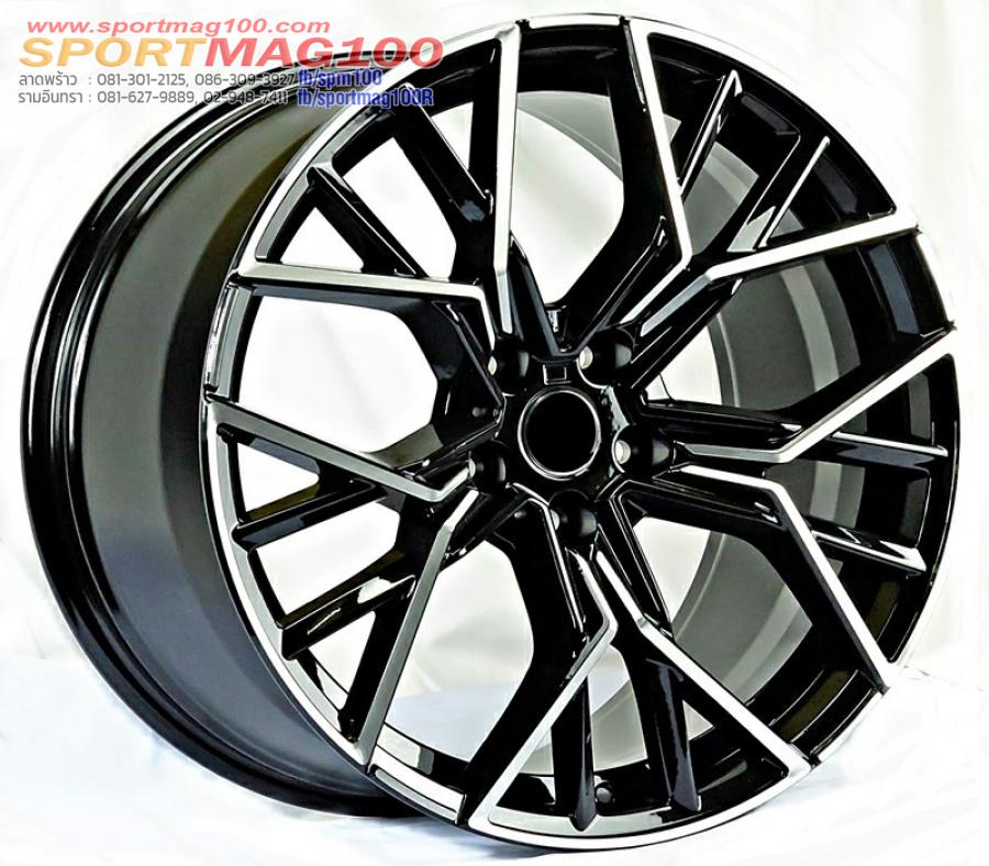 ล้อแม็กใหม่ Msport W727 ขอบ 20 5รู112 กว้าง F8.5 R9.5 ET28-40 สีดำหน้าเงา ล้อแม็กใหม่ Msport W727 ขอบ 20 5รู112 กว้าง F8.5 R9.5 ET28-40 สีดำหน้าเงา