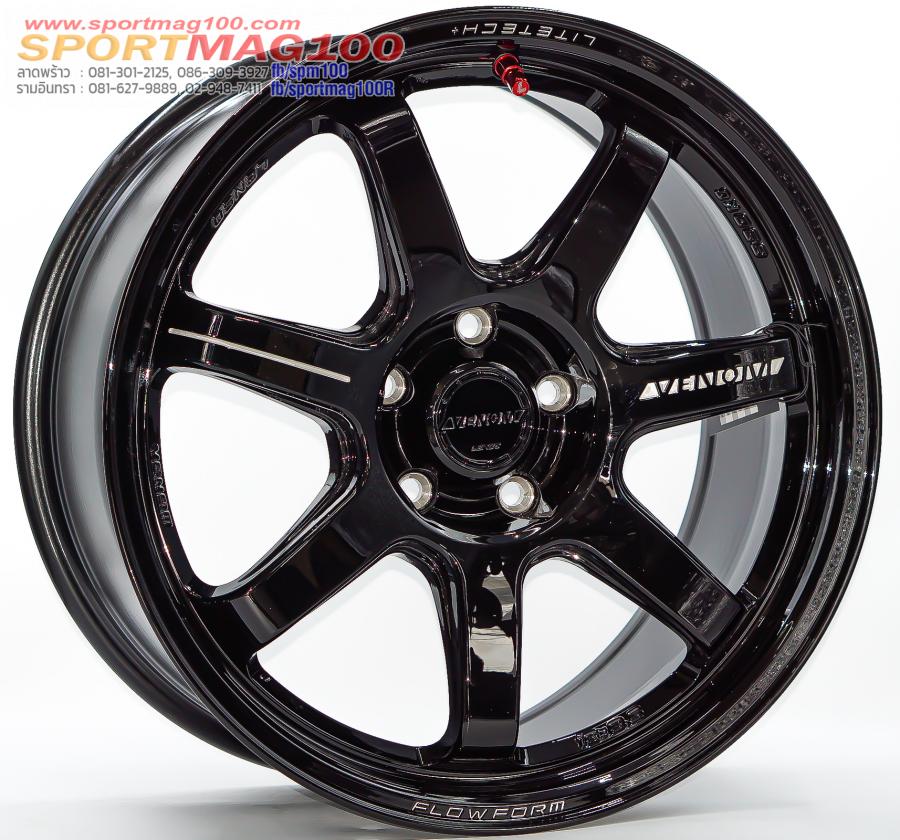 ล้อแม็ก FlowForming Lenso VT7 LITETECH+ ขอบ 18นิ้ว กว้าง8.5นิ้ว 5รู114 ET35 สีดำเงา 