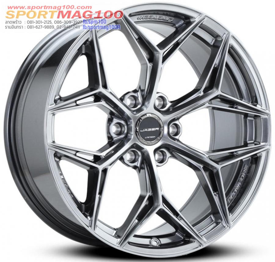 ล้อแม็ก Lenso Jager BLAZE Litetech+ FlowForming ขอบ 18 กว้าง 9นิ้ว 6รู139 Offset15 สีไฮเปอร์แบล็ค