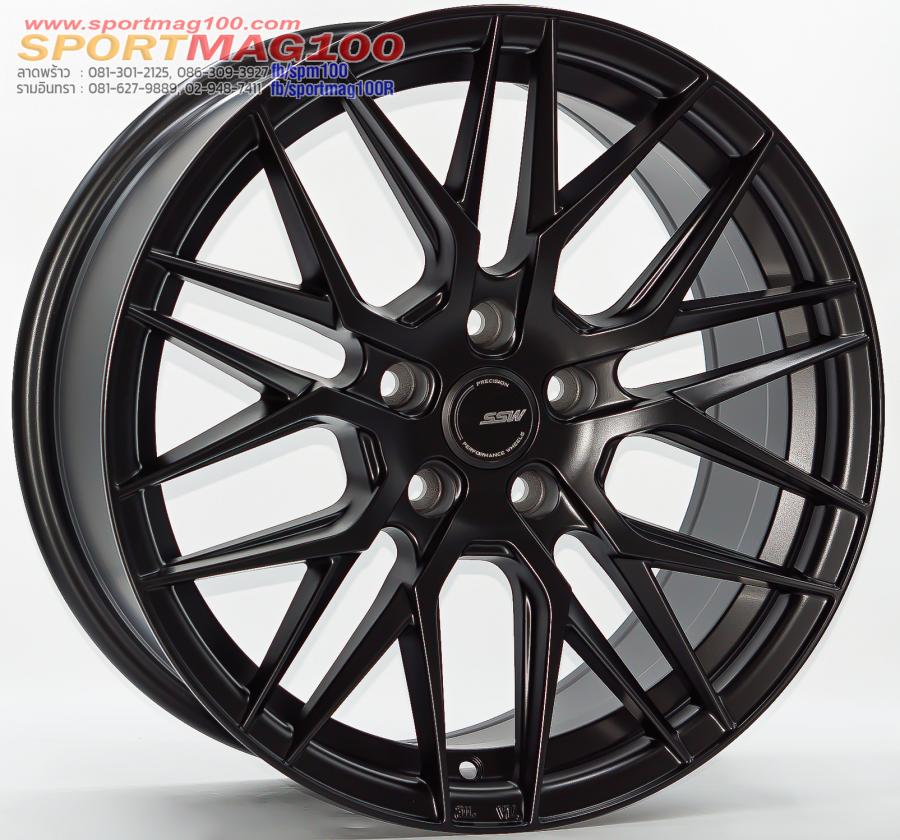 ล้อแม็กใหม่ SSW Vorsteiner S348 ขอบ 16นิ้ว กว้าง 7นิ้ว 5รู108 ET35 ดำด้าน