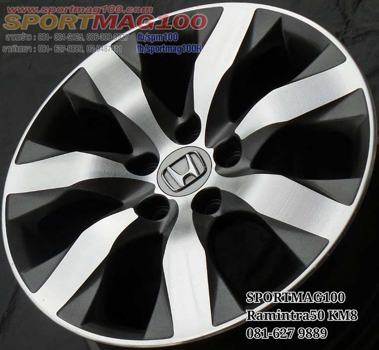 แม็กซ์มือสองห้าง Honda Accord 5รู114 กันเมทาลิกหน้าเงา 7.5-17นิ้ว ล้อแม็ก แม็กซ์มือสองห้าง Honda Accord 5รู114 กันเมทาลิกหน้าเงา 7.5-17นิ้ว