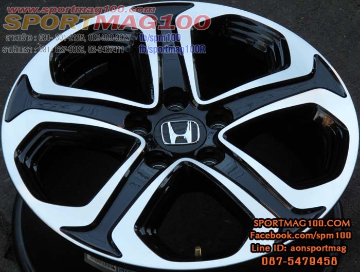 ล้อแม็ก ล้อแม็กมือสอง Honda HRV 5รู114 ET55 ดำเงา 17นิ้ว(ลาดพร้าว-รามอินทรา)