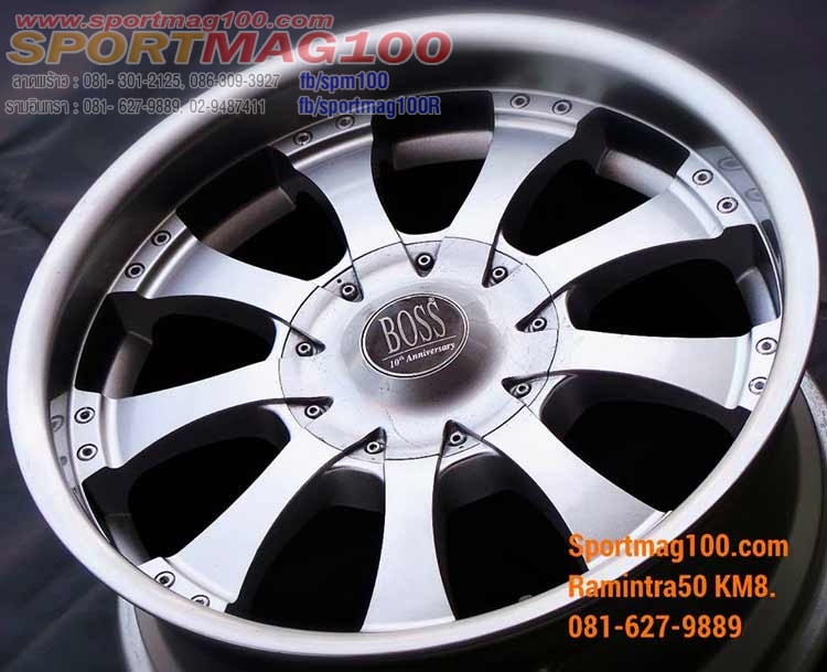 แม็กซ์มือสอง BOSS 18A 6รู139 ซิลเวอร์ 8.5-18นิ้ว(รามอินทรา) ล้อแม็ก แม็กซ์มือสอง BOSS 18A 6รู139 ซิลเวอร์ 8.5-18นิ้ว(รามอินทรา)