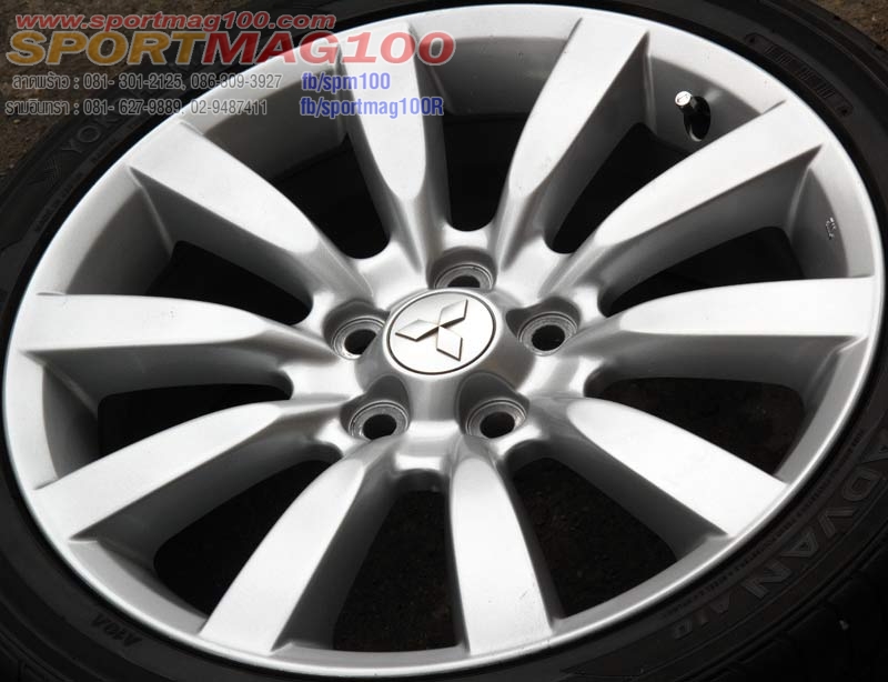 ล้อแม็ก แม็กซ์มือสอง Mitsubishi Lancer EX 5รู114 ซิลเวอร์ 7-18นิ้ว(ลาดพร้าว)