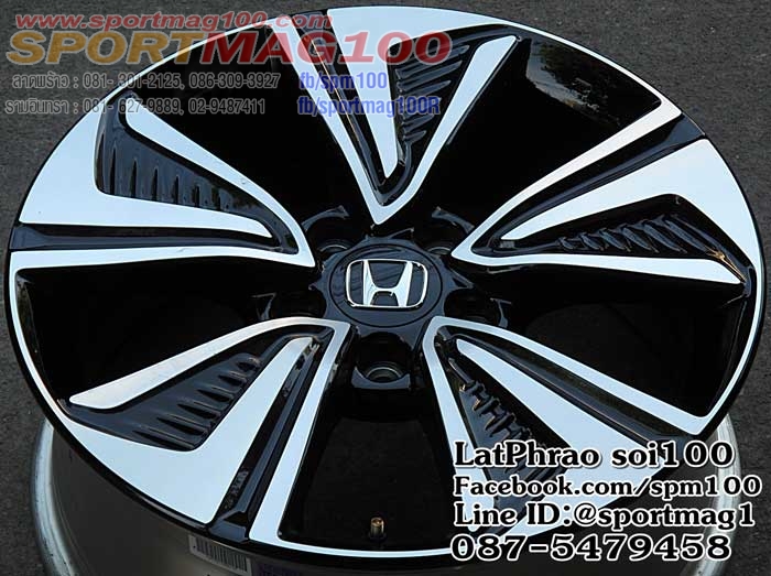 ล้อแม็กซ์ป้ายแดง New Honda Civic 5รู114 ดำหน้าเงา 7-17นิ้ว(รามอินทรา) ล้อแม็ก ล้อแม็กซ์ป้ายแดง New Honda Civic 5รู114 ดำหน้าเงา 7-17นิ้ว(รามอินทรา)