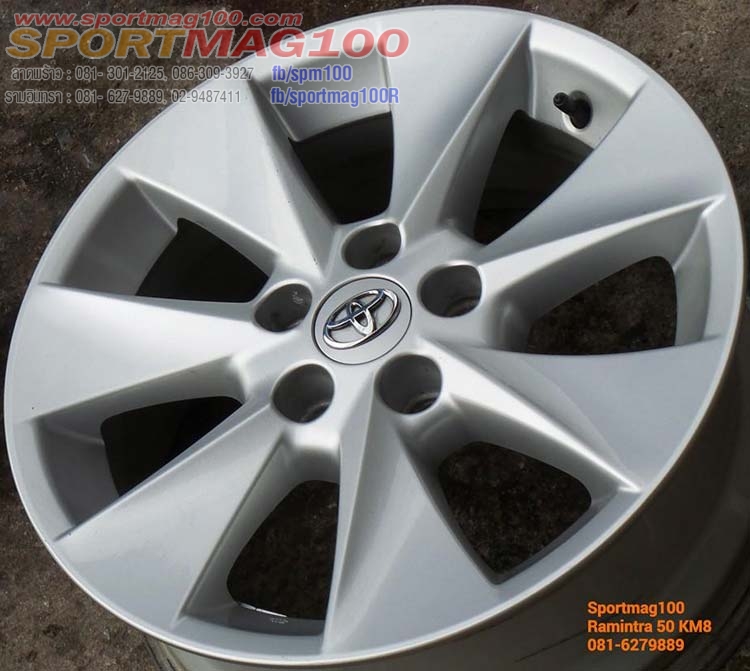แม็กซ์มือสอง Toyota Alphard 5รู114 ซิลเวอร์ 17นิ้ว (เลียบด่วน) ล้อแม็ก แม็กซ์มือสอง Toyota Alphard 5รู114 ซิลเวอร์ 17นิ้ว (เลียบด่วน)