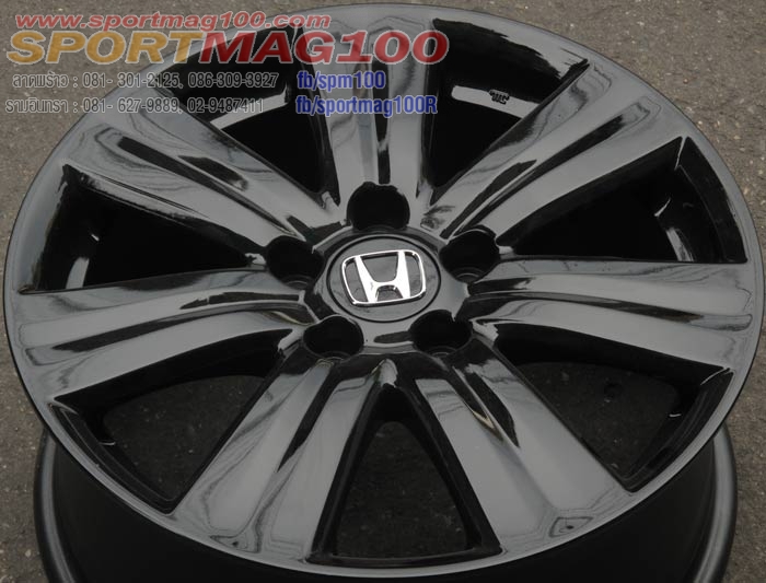 ล้อแม็ก แม็กซ์มือสอง Honda Accord NewModify สีดำ 17นิ้ว