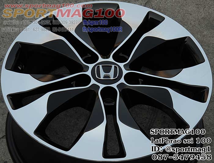 ล้อแม็กซ์มือสอง Honda CRV 5รู114 ดำหน้าเงา 6.5-17นิ้ว ล้อแม็ก ล้อแม็กซ์มือสอง Honda CRV 5รู114 ดำหน้าเงา 6.5-17นิ้ว