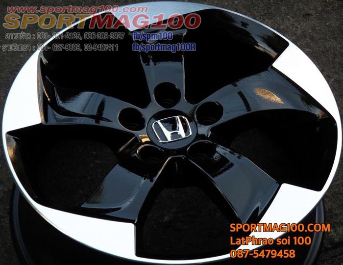 ล้อแม็ก แม็กซ์มือสอง Honda HRV 5รู114 ดำเงา 17นิ้ว(รามอินทรา)