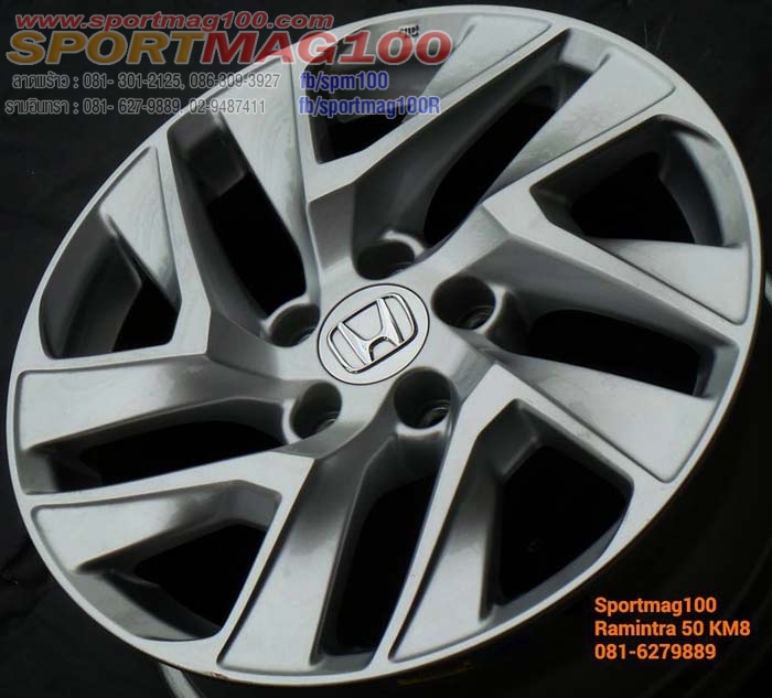 ล้อแม็กมือสอง New Honda CRV 5รู114 ET45 ซิลเวอร์ 7-17นิ้ว(รามอินทรา) ล้อแม็ก ล้อแม็กมือสอง New Honda CRV 5รู114 ET45 ซิลเวอร์ 7-17นิ้ว(รามอินทรา)