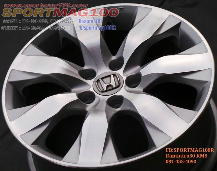 แม็กซ์มือสองห้าง Honda Accord 5รู114 เงินหน้าเงา 17นิ้ว