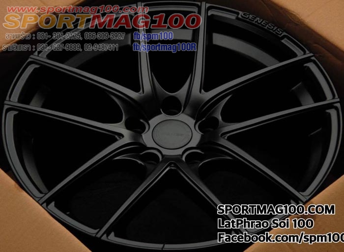 ล้อแม็ก แม็กซ์ใหม่ Targa GS806 5รู114 ET40 สีดำ 8.5-18นิ้ว
