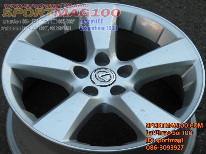 ล้อแม็ก แม็กซ์มือสอง Lexus RX350 5รู114 สีเงิน 7-18นิ้ว สีไฮเปอร์  (ลาดพร้าว)