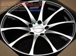 แม็กซ์ใหม่ Cosmic Venerdi MODA 5รู114 ดำหน้าเงา 18นิ้ว