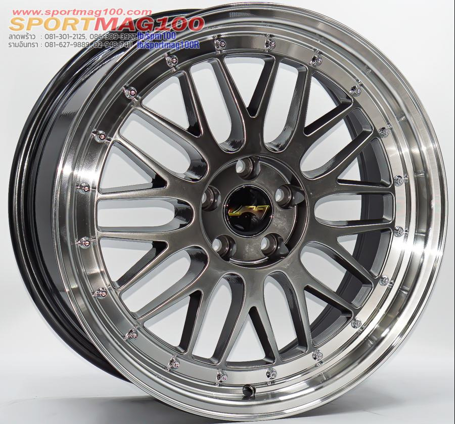 ล้อแม็ก LM ขอบ17นิ้ว 5รู112/114 ET35 ไฮเปอร์แบล็ค กว้าง 7.5นิ้ว
