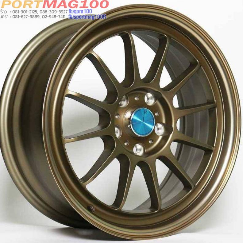 ล้อแม็ก Flowforming Apex C64 5รู114 ET42 ทองแดง กว้าง7.5 ขอบ17นิ้ว