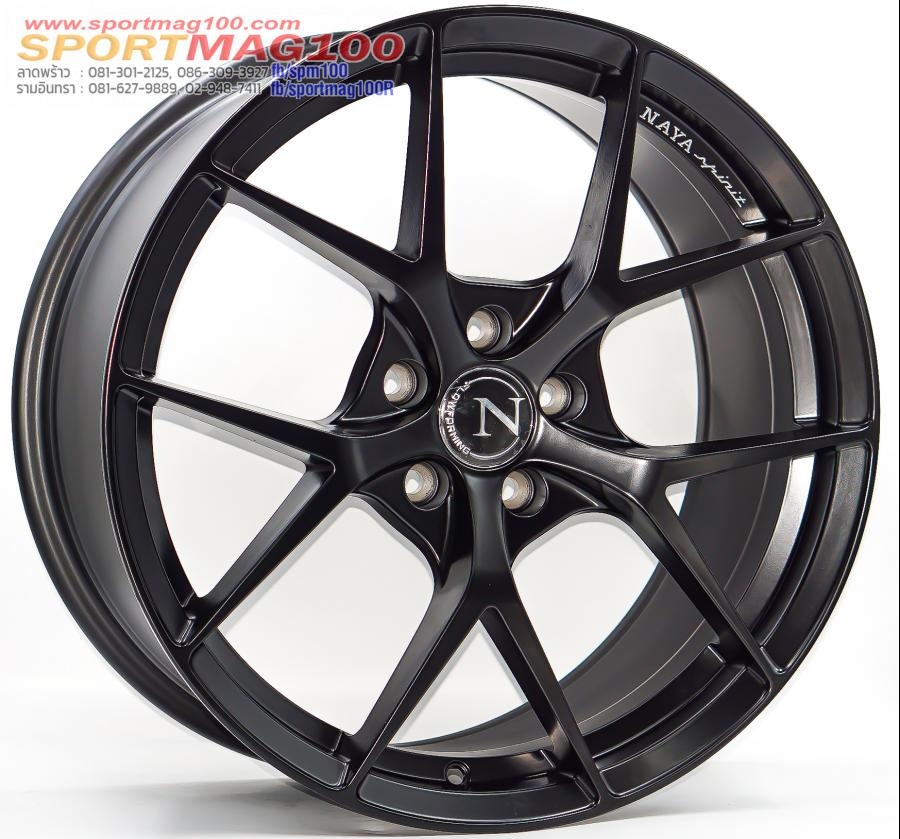  ล้อแม็กใหม่ NAYA N-YA 5รู108 ET40 ดำด้าน 8.5-18นิ้ว