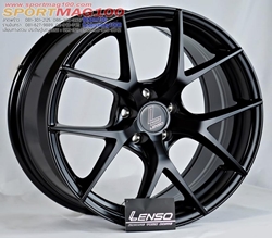 ล้อแม็กใหม่ Lenso JagerDyna JAD 5รู100 ET35 ดำกึ่ง 7.5-17นิ้ว