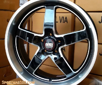 ล้อแม็ก Apex Weld 5รู114 ET40 ดำมิลลิ่ง กว้าง8.5 ขอบ20นิ้ว