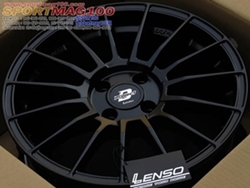 แม็กซ์ใหม่ Lenso ProjectD RACE5 4รู100 ET40 ดำด้าน 7-16นิ้ว