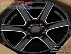 แม็กซ์ใหม่แท้ TRD SU1 6รู139 ET25 ดำมิลลิ่ง 8-18นิ้ว (จอง)