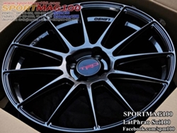  แม็กใหม่แท้ TRD TR7 4รู100 ET40 ไฮเปอร์ดาค 7-17นิ้ว