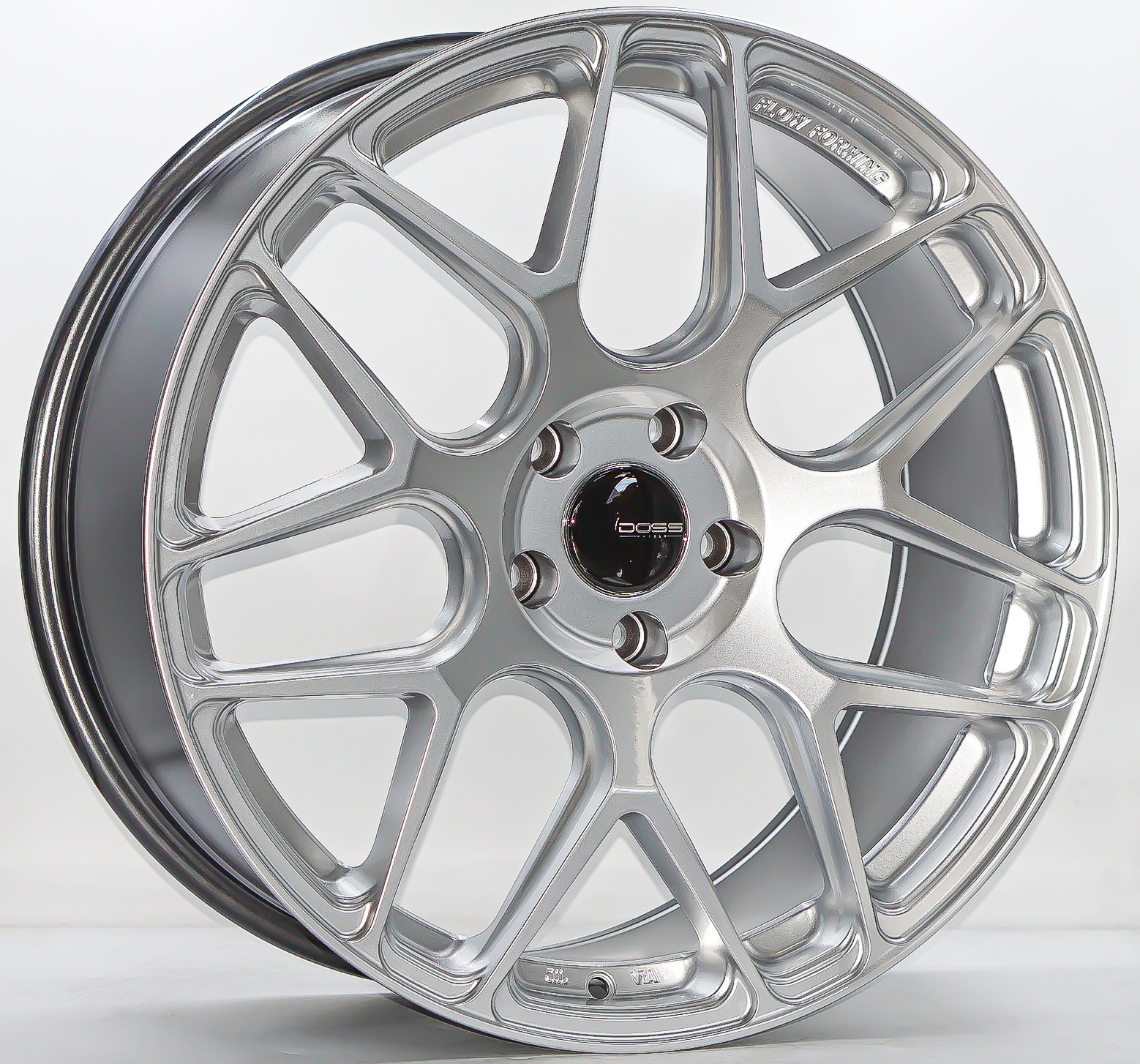  แม็กซ์ใหม่ HRE P40S 5รู114.3/112 ET40 ไฮเปอร์ซิลเวอร์ F8.5 R9.5-19นิ้ว 