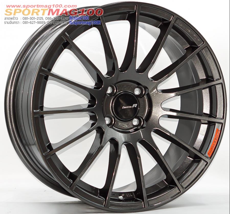  เฮียสั่งลด ล้อแม็กใหม่ EmotionR RS05RR 4รู100 ET35 กันเมทาลิก 7.5-17นิ้ว 