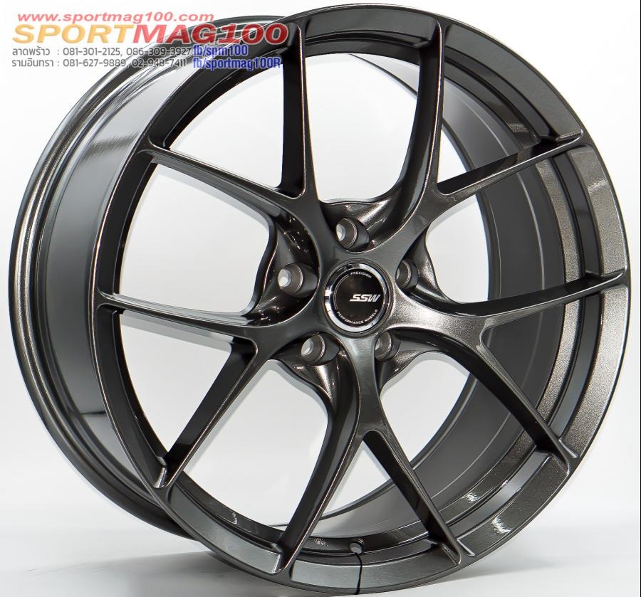 ล้อแม็ก SSW S376 FIR 5รู108 ET38 สีกันเมทาลิก หน้า8.5 ขอบ18นิ้ว