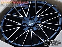 ล้อแม็กใหม่ Lenso Spirit Akira 4รู100 ดำหน้าเงา 7-17นิ้ว