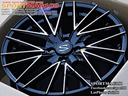  แม็กซ์ใหม่ Lenso Spirit Akira 4รู100 ET38 ดำหน้าเงา 7-16นิ้ว 