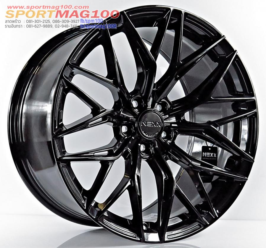 ล้อแม็กใหม่เบา FlowForming NEXX XX07 5รู112 ET32 ดำเงา กว้าง8.5 ขอบ20นิ้ว 
