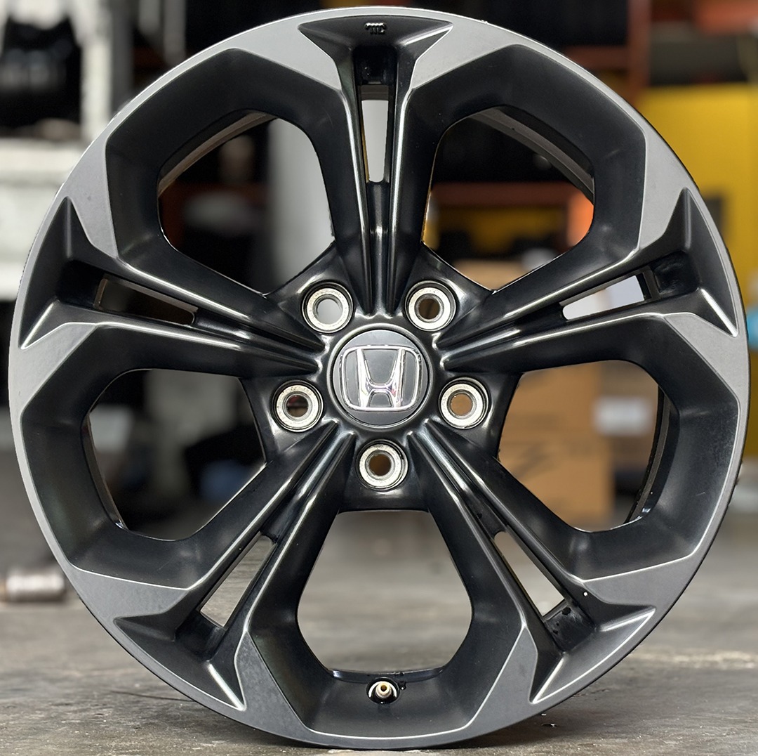 ล้อแม็กแท้ป้ายแดง Honda NewCivic 5รู114 ดำด้าน 7-17นิ้ว(ลาดพร้าว)