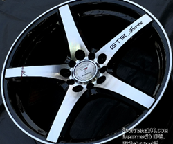 ล้อแม็กซ์ใหม่ Cosmis Force GTR sport 5รู100/114 ET40 กว้าง7.5 ขอบ17นิ้ว
