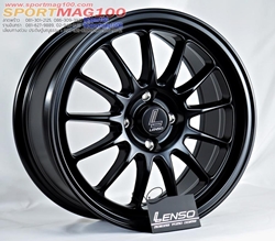 ล้อแม็กใหม่ Lenso DIABLO 4รู100 ดำด้าน 7-16นิ้ว
