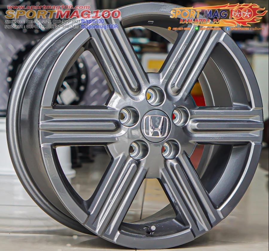 ล้อแม็กป้ายแดง Honda HRV 5รู114 แมทกัน 7-17นิ้ว(รามอินทรา-ลาดพร้าว)