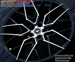 ล้อแม็กมือสอง Vorsteiner 5รู114 ดำหน้าเงา F8.5 R9.5-20นิ้ว(รามอินทรา)