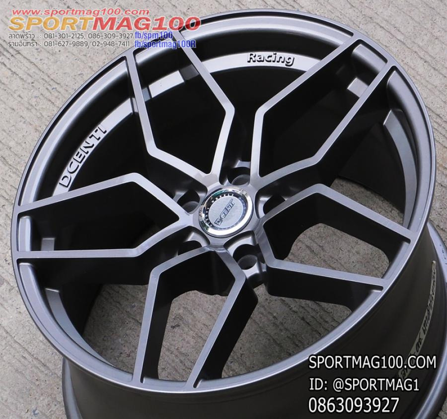 ล้อแม็กมือสอง Dcenti Racing 5รู114 เทา F8 R9-18นิ้ว(ลาดพร้าว)