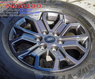 ล้อแม็กใหม่ป้ายแดง Ford NextGenWildTrack 6รู139 กันเมทาลิก+ยางGoodyear 255/65R18 ขายยกชุด 19,900