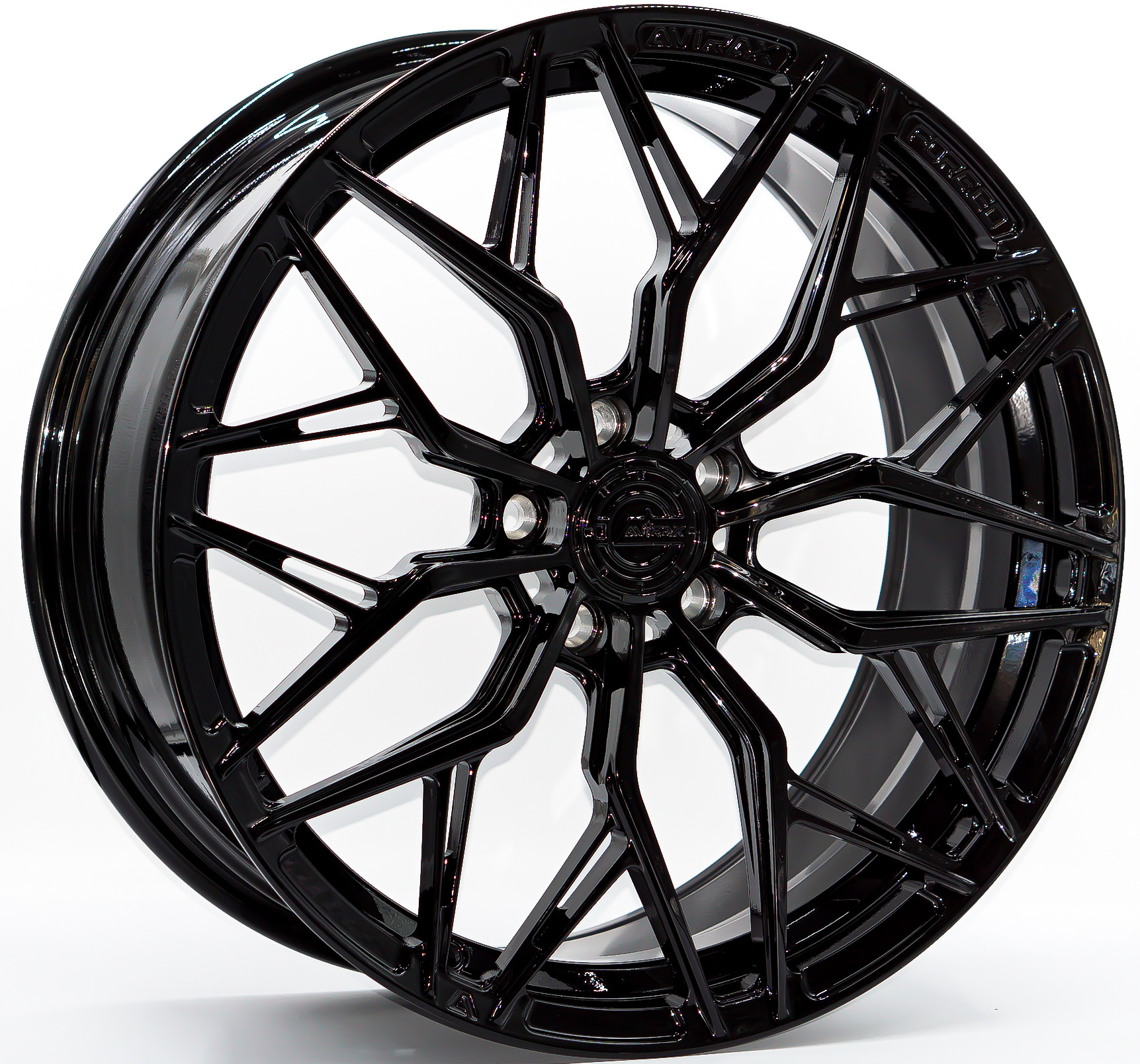ล้อแม็กใหม่ AVIRAX FORGED GL502 ขอบ20 5รู108 ดำเงา กว้าง8.5 Offset38