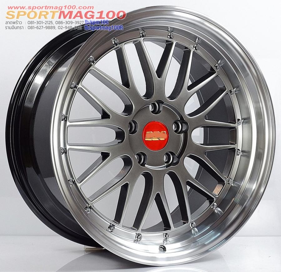 ล้อแม็ก BBS LMR ขอบ 19 กว้าง F8.5 R9.5นิ้ว 5รู112/114.3 Offset35-35 สีไฮเปอร์แบล็ค 