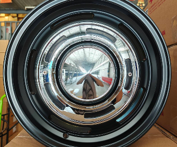 ล้อแม็กใหม่ Rew Kc11 5รู100/114 ET30 สีดำ 6.5-15นิ้ว 