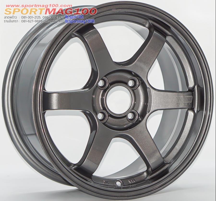 ล้อแม็ก FlowForming TE37 4รู100 ET35 กันเมทาลิก กว้าง 7 ขอบ15นิ้ว 