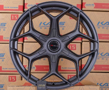 ล้อแม็ก F8747 6รู114.3 ET15 สีแมทกัน กว้าง9-18นิ้ว(นาวาร่า) 