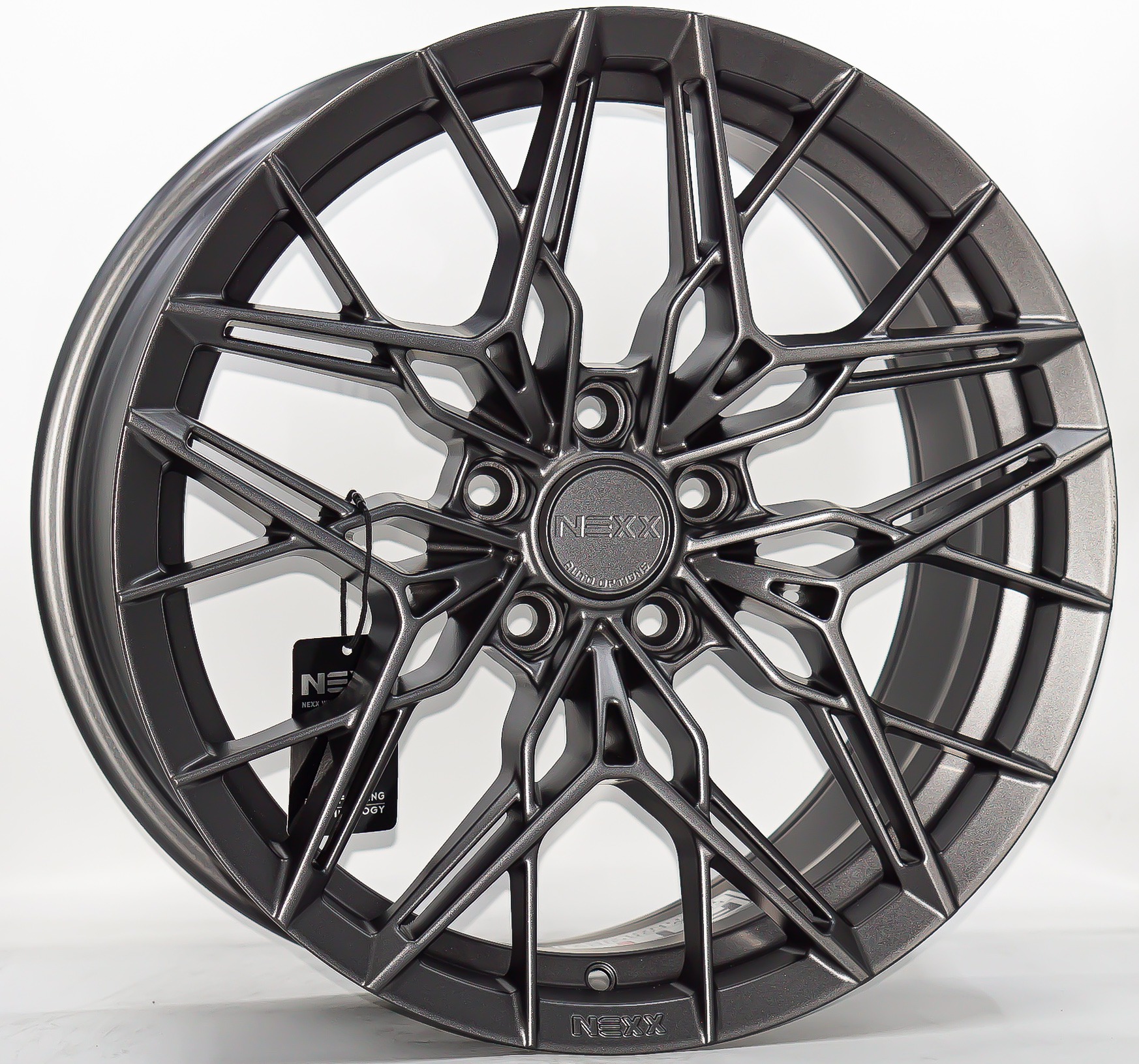 ล้อแม็กใหม่เบา FlowForming NEXX XX05 5รู112/114 ET35 ดาร์คกัน 8.5-18นิ้ว 