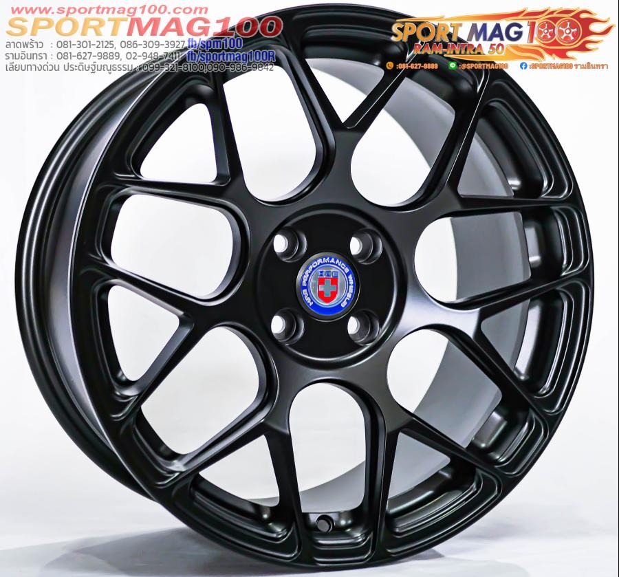 แม็กซ์ใหม่ SSW HRE P40 4รู100 ET35 ดำด้าน 8.5-17นิ้ว